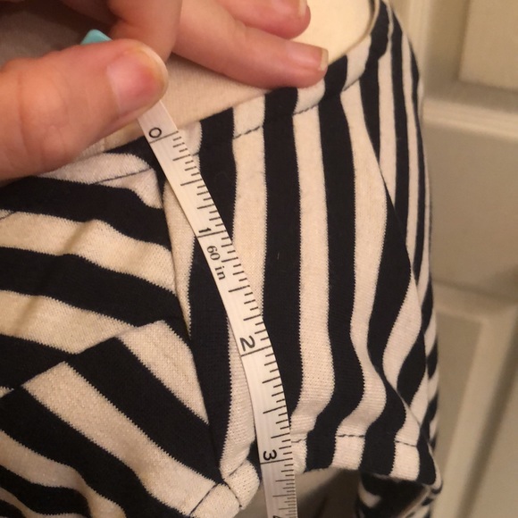 Lane Bryant/ Size 26/ Navy & White Striped Swing Dress with matching Navy Shrug - Picture 11 of 16